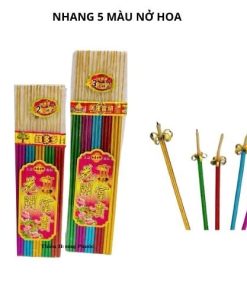 Nhang nở hoa 5 màu