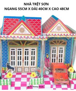 Nhà trệt sơn