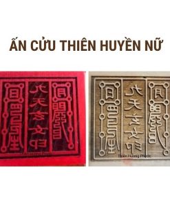 Ấn cửu thiên huyền nữ gỗ thị