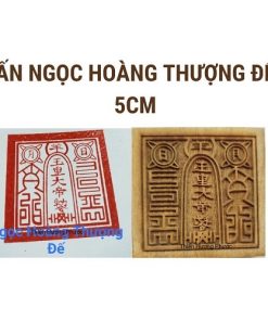 Ấn ngọc hoàng thượng đế gỗ thị
