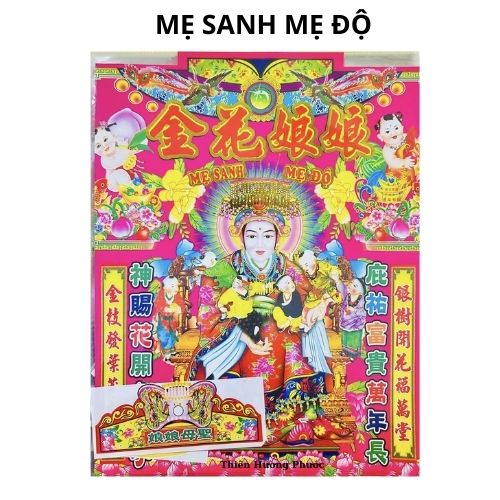 Giấy áo cúng mẹ sanh mẹ độ 1 bộ cơ bản