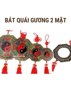 Bát quái gương treo 2 mặt