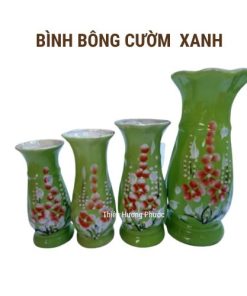 Bình hoa cườm xanh1c