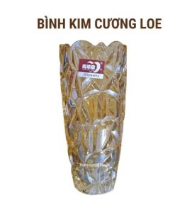 Bình hoa kim cương thủy tinh 1 cái