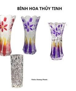Bình hoa thủy tinh 1c