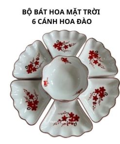 Bộ bát hoa mặt trời 1c