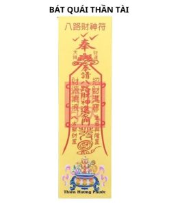Bùa bát quái thần tài 1c