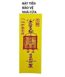 Bùa bát tiên bảo vệ nhà cửa