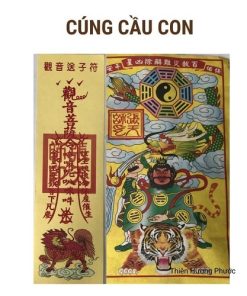 Cúng cầu con 1 bộ cơ bản