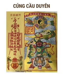 Cúng cầu duyên 1 bộ cơ bản