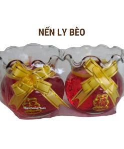 Đèn ly nến ly bèo 1 cặp
