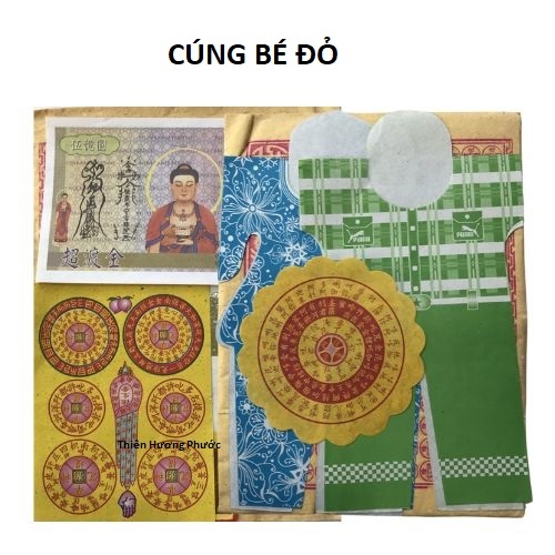Giấy cúng thai nhi 1 bộ