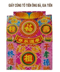 Giấy cúng ông bà tổ tiên gia tiên 1 bộ