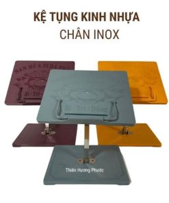 Đọc kinh chân xếp inox