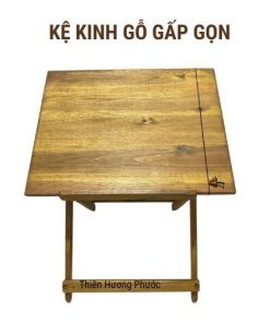Kệ đọc kinh gỗ gấp gọn