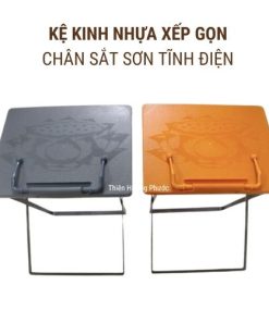 Kệ đọc kinh chân sắt gấp gọn