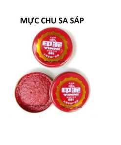 Mực chu sa dạng sáp