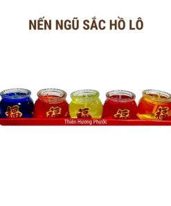 Nến ngũ sắc hồ lô 1c