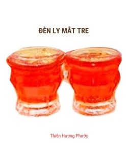 Nến ly mắt tre 1 cặp