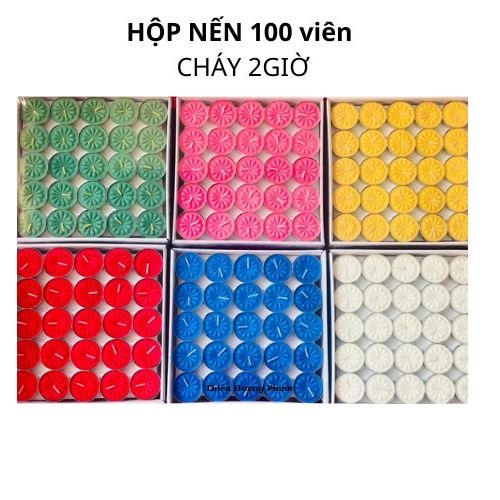 Nến-tealight-2h 5 màu
