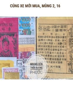 Cúng xe mới mua mùng 2 16 1 bộ cơ bản