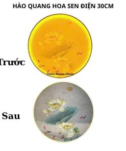 Hào Quang Hoa Sen Điện 30cm