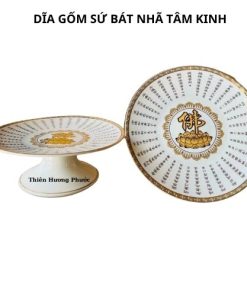 Bộ thờ cúng gốm sứ bát nhã tâm kinh
