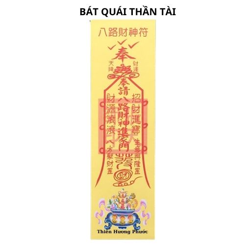 Bùa bát quái thần tài