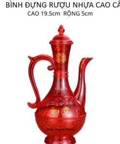 Bình đựng rượu cúng nhựa